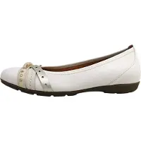 Gabor : Chaussures plates, mocassins, ballerines, couleur blanche, pour occasions spéciales