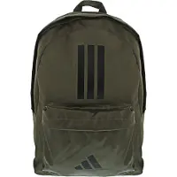 Adidas Sac à dos 'Classic Back-to-School 3-Stripes' kaki / noir