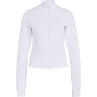 Adidas Soft Lux Slim Full Zip Sweatshirt Violet S Femme