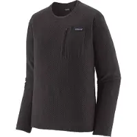 Patagonia - Maillot à manches longues - M's R1 Air Crew Black pour Homme - Taille L - Noir