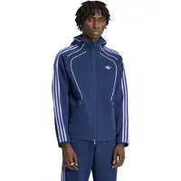 Adidas Veste de survêtement 'SPACER' indigo / opal / blanc