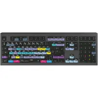 Logickeyboard ASTRA 2 Clavier USB AZERTY Anglais Noir (LKB-RESB-A2M-FR)