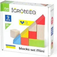 Artyk Blocs en bois - cubes 9 pièces