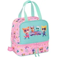 Disney Superkitties Lunchbox Superkitties Rosa Türkis 20 X 20 X 15 Cm