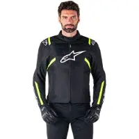 Alpinestars Veste Imperméable T-SPS V2 Black White Yellow Fluo