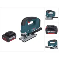 Bosch Scie sauteuse sans fil GST 18V-125 B Professional 18 V 125 mm sans balais + 1 batterie 4,0 Ah - sans chargeur