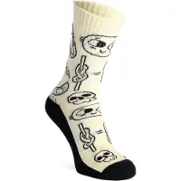 YY VERTICAL Unisexe, Chaussettes de sport, Climber Doodle - Socken (43 - 46), Beige