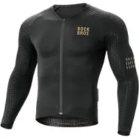 RockBros T-shirt de cyclisme YDCX008 Diamond, manches longues, taille M, couleur noire