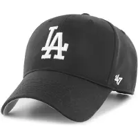 47 Brand Garçons, Casquette, Relaxed-Fit Enfants Cap - BASIC Los Angeles Dodgers, Noir, (52, 53, 54, 55, 56)