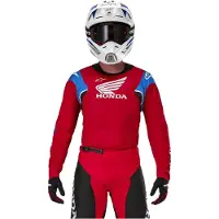 Alpinestars Maillot Honda Racer Iconic Bright Red Black White, Taille: XXL