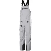 Helly Hansen Powderqueen 2.0 Salopette, pantalon de ski, femme, gris
