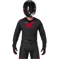 Alpinestars Maillot Honda Racer Iconic Black Red, Taille: XXL