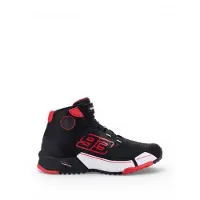 Alpinestars Chaussures De Moto MM93 CR-X Drystar Black Red White, Taille: 8.5