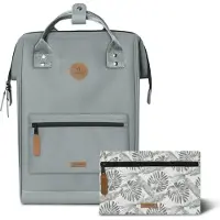 Cabaia sac à dos de loisirs sac à dos pour ordinateur portable Adventurer Essentials Backpack 23L Poitiers gris