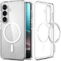 Spigen Coque Ultra Hybrid MagSafe pour Samsung Galaxy S26 - Clear / White