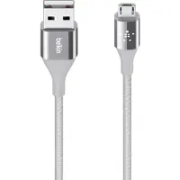 Belkin Duratek Câble Micro USB Argent 1,2 m