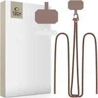 Tech-Protect C5S Rope Crossbody Strap Chocolate Brown