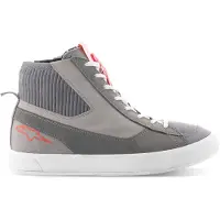 Alpinestars Stated Light Gray Red Fluo White Motorcycle Riding Shoes Taille 48