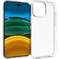 ESTUFF Étui souple (Apple iPhone 14 Pro Max), Coque pour téléphone portable, Transparent