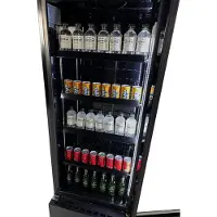 CombiSteel Réfrigérateur FCU-370 BL - 360 litres, refroidissement par ventilation forcée, 1 porte