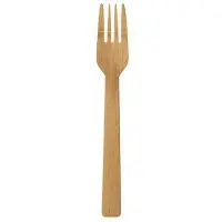 Papstar Fourchettes en bambou (50x)