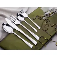 KINGHOFF Ensemble de couverts 30 pièces Acier inoxydable Poli