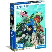 Clementoni CLE puzzle 1000 Compact Lupin III 37068
