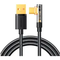 JOYROOM USB-A to USB-C Cable S-UC027A6 Angled, 60W, 3A, 1.2m, Black