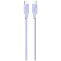 Usams Cable Usb-C To Usb-C 100 W 1.2 M Port Display Fast Charging Lithe Series Purple/Purple Sj567Usb03 (Us-Sj567)