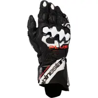 Alpinestars GP Plus R V3 Black White Leather Motorcycle Gloves Taille L