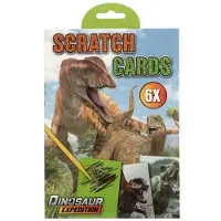 Creative Craft Group Dino 6 cartes à gratter