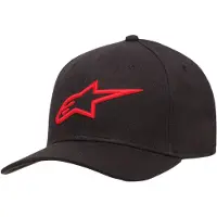 Alpinestars Casquette Ageless Curve Black Red, Taille: S/M