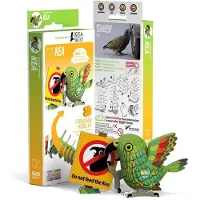 Eugy Le perroquet Kea . Puzzle 3D écologique -