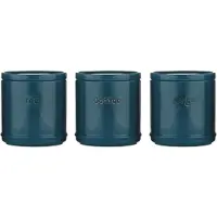 PRICE AND KENSINGTON Price & Kensington - Boîtes de conservation ACCENTS, lot de 3 dans 3 couleurs : bleu marine