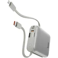 EnerGea Powerbank 3W1 Bazic Fusion Mini 10000Mah Cable Usb-C/Lightning Szary