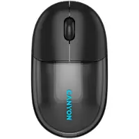 Canyon On Click 24, souris optique sans fil 2en1 Bluetooth / 2,4 GHz, 1 200 ppp, batterie 5 000 mAh, noir