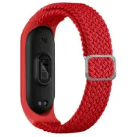 Beline pasek Mi Band 765 Textile czerwonyred (Toile), Sangles de montre, Rouge