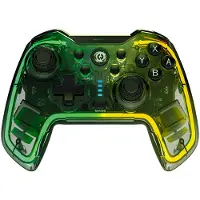 Canyon GPW-02, Contrôleur Bluetooth avec batterie intégrée, BT 5.0, Câble de charge Type-C, Bluetooth (Android, iOS, PS3, Switch, Windows), Manette, Transparent, Noir