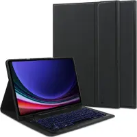 Tech-Protect Tahvelarvutikaaned Galaxy Tab S9 FE, pliiatsihoidja ja klaviatuuriga (Samsung Galaxy Tab S9 FE), Étui pour tablette, Noir