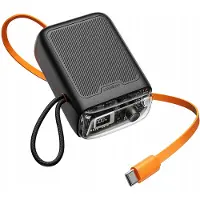Innostyle Mini Powerbank 10000Mah 2X Usb-C Type C 33W Expandable Usb-C Cable