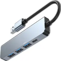 Tech-Protect V0-Hub-Adapter 5In1 Grau
