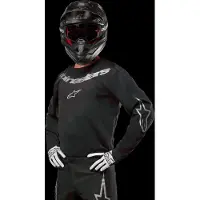 Alpinestars Maillot Fluid Graphite 2024 Black Silver