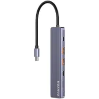 Canyon USB-6-in1 HUB USB-C > HDMI/2xUSB-A/SD/1xUSB-C 100W retail (CNS-TDS17)