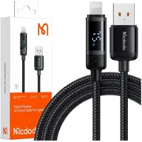 Mcdodo Câble USB-A vers Lightning CA-5000, 1,2m (noir) (1.20 m)