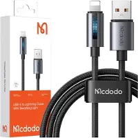 Mcdodo CA-5660 Câble USB-A vers Lightning avec lumière clignotante 1.2m (noir) (1.20 m)