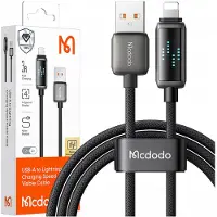Mcdodo CA-5250 USB-A to Lightning cable, LED display, 1.2m