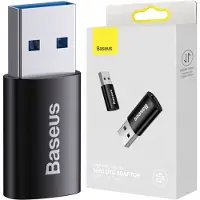 Baseus Adaptateur Usb-A Do Usb-C Ingenuity Otg (Czarny)