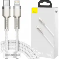 Baseus Câble Usb-C Do Lightning Cafule, Pd, 20W, 1M (Biały)