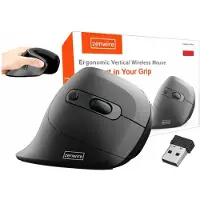 Zenwire Souris - Sans fil - Souris verticale - Pour ordinateur et ordinateur portable - Noir - Ergonomique