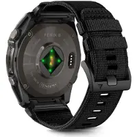 Tech-Protect Nylon Classic Garmin Fenix 5x/5x Plus/6x/6x Pro/7x/8 Strap 51mm Noir